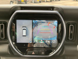 【全方位カメラ】フロントグリル、ドアミラー、バックドアにカメラが付いていて、駐車の時にナビ画面で自車位置を確認出来ますよ!車は今どの位置?障害物はないかな?など確認ができて安心です♪