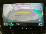【全方位モニター】 4つのカメラで映像を映し出します。発進時、後退時も周囲の安全を確認し、サポートします^^