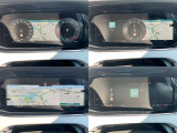 【フルスクリーンマップ 】メーターパネルにマップを表示することで目的までのルートを目線を下げるだけで確認できます。