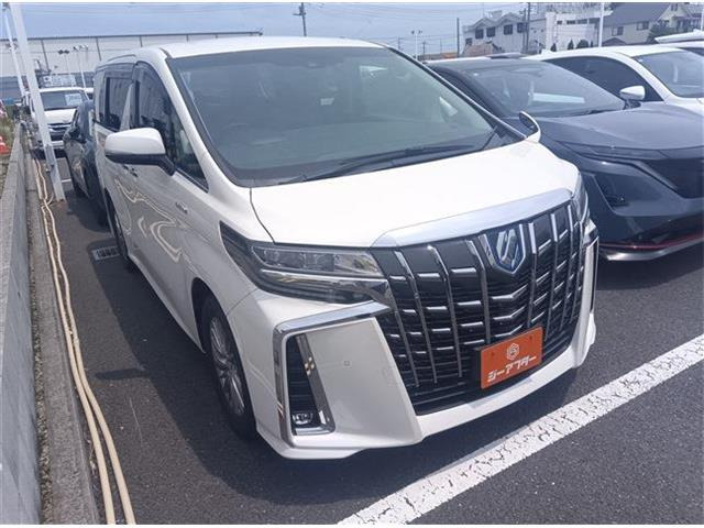 アルファード ハイブリッド 2.5 SR E-Four 4WD 禁煙車 後席モニター 純正10型ナビ