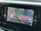 バック時には今や必須のバックカメラ・アラウンドビューを装備。目安のライン表示可能!