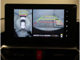 パノラミックビューモニター 車両上空より写したような画像をモニターに表示☆車庫入れや、幅寄せなどに大変便利な機能です♪