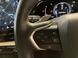 オーディオや運転支援機能などを手元で操作できるステアリングスイッチ。操作時の視線移動が少なく、安全にも貢献します。