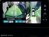 マルチビューカメラシステム。前後左右にカメラがついているのでとっても安心ですね。