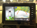 【アラウンドビューモニター】専用のカメラにより、上から見下ろしたような視点で360度クルマの周囲を確認することができます☆死角部分も確認しやすく、狭い場所での切り返しや駐車もスムーズに行えます。