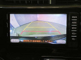バックガイドモニターで、後方を確認しながら安心して駐車することができます。運転初心者も熟練者も必須の機能ですよ!