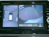 まるで上空から見下ろしているような感じで駐車が楽にできるインテリジェントアラウンドビューモニター!幅寄せが苦手な方でもサイドビューで確認することができますよ♪