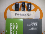 スマートキー&エンジンスターター付。取扱説明書とメンテナンスノートもあります☆品質評価シート付いてます!!