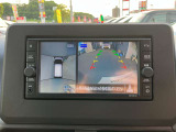 【アラウンドビューモニター】ー空から見下ろしているかのような映像で駐車をアシスト!これでバック駐車も安心ですね♪♪