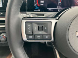 ステアリングスイッチで操作簡単
