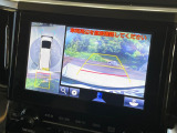 【パノラミックビューモニター】専用のカメラにより、上から見下ろしたような視点で360度クルマの周囲を確認することができます☆死角部分も確認しやすく、狭い場所での切り返しや駐車もスムーズに行えます。
