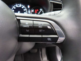 前車追従機能付きのレーダークルーズを備えています。自動で車間距離を調整してくれますので、アクセル操作の疲労軽減に繋がります。特に長距離を帰省される方にはお奨めですよ。