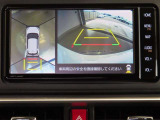 車両を上から見たような映像を映し出すパノラミックビューモニター付きです。