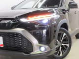LEDヘッドライトです。デザイン性がよくとても明るいので、夜間の走行や悪天候でも安心です。しかも長寿命!