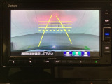 バックでの車庫入れも安心です!リアカメラが付いているバックモニター付のナビを装備しております。操作線もついており距離感も画面から確認できます。