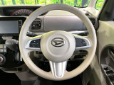 【ステアリングスイッチ】運転中、前方から目線をそらすことなく、オーディオ等の操作が可能な便利機能!安心&快適なドライブを演出してくれます♪