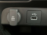 USBオーディオ用ソケットがついていますので携帯電話などを接続すれば音楽等の再生が可能です!充電用ソケットもございます!