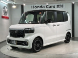 全国納車可 第三者機関証明書付 H SENSING 2ト-ン 新車保証 試乗車 ワンオ-ナ- ナビLXU-242NBi TV Rカメラ装備のN-BOXカスタム ターボコーディネートスタイル入庫!