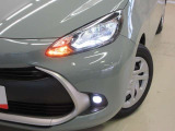 LEDヘッドライトです。デザイン性がよくとても明るいので、夜間の走行や悪天候でも安心です。しかも長寿命!