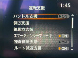 プロパイロット時のハンドル支援もサポートしてくれます。
