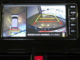 車両を上から見たような映像を映し出すパノラミックビューモニター付きです。