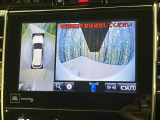 【パノラミックビューモニター】専用のカメラにより、上から見下ろしたような視点で360度クルマの周囲を確認することができます☆死角部分も確認しやすく、狭い場所での切り返しや駐車もスムーズに行えます。