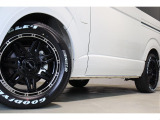 FLEX DELF04アルミホイールにグッドイヤーナスカー16インチタイヤをインストール!