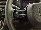 ステアリング左手側はオーディオ関連の操作スイッチです。視線を逸らすことなく運転に集中できます