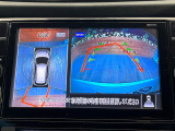 【アラウンドビューモニター】専用のカメラにより、上から見下ろしたような視点で360度クルマの周囲を確認することができます☆死角部分も確認しやすく、狭い場所での切り返しや駐車もスムーズに行えます。