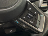 【全車速追従機能付クルーズコントロール】高速道路での長距離走行が楽に!!自動で速度を保つクルーズコントロールが、衝突軽減システムと連携し、前方の車両を感知して車間を保つように速度調節してくれます!!