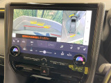 【パノラミックビューモニター】専用のカメラにより、上から見下ろしたような視点で360度クルマの周囲を確認することができます☆死角部分も確認しやすく、狭い場所での切り返しや駐車もスムーズに行えます。