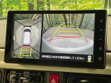 【パノラマモニター】専用のカメラにより、上から見下ろしたような視点で360度クルマの周囲を確認することができます☆死角部分も確認しやすく、狭い場所での切り返しや駐車もスムーズに行えます。