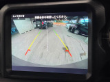●ガイドライン付きバックカメラ:不安な駐車もこれで安心!ガイドライン付きなので狭い箇所での駐車もラクラクです!