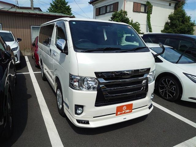 ハイエースバン 2.8 スーパーGL ダークプライムII ロング ディーゼル 4WD 禁煙車 モ...