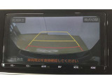 駐車する際の補助として、ステアリングと連動する補助線が映るバックカメラを搭載しています