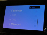 オーディオソース選択画面です。Bluetoothオーディオをご利用いただけます。