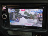 ケンウッド製TVナビ付!テレビ視聴、CD再生等が可能です。後付けでBluetooth機能も使えるようにしておりますので、通話やスマートフォンから音楽を楽しめます。バックカメラも取付済。