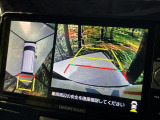 【パノラマモニター】専用のカメラにより、上から見下ろしたような視点で360度クルマの周囲を確認することができます☆死角部分も確認しやすく、狭い場所での切り返しや駐車もスムーズに行えます。
