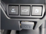 非常時やキャンプなどに役立つAC100Vコンセント付きです。