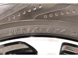 155/65R14    車両装着タイヤサイズです。 タイヤのご相談も石川トヨペットカローラにお任せください