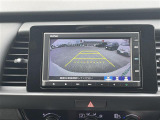 【バックカメラ】駐車が苦手な方でも映像で後方の安全確認もしっかり見えない死角の部分や距離感などモニター確認することが可能です。
