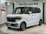 全国納車可 第三者機関証明書付 H SENSING 新車保証 試乗車 ワンオ-ナ- ナビLXU-242NBi TV Rカメラ CD録音 BTオ-ディオ装備のN-BOXカスタム ベースグレード入庫!
