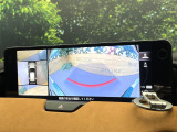 【360&deg;ビューモニター】専用のカメラにより、上から見下ろしたような視点で360度クルマの周囲を確認することができます☆死角部分も確認しやすく、狭い場所での切り返しや駐車もスムーズに行えます。