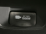 【1500Wアクセサリーコンセント】消費電力1500Wまでの家電が使えます。キャンプやスポーツ・アウトドアでのアクティビティはもちろん、災害・停電の際に大活躍♪