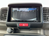 バックビューモニターの映像です!カメラがあると、駐車するときや後退時の安心感が違いますよね♪