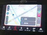 ●Apple Car Play:スマホとの有線接続で、ナビ・オーディオ再生などスマホのアプリ機能が画面でも使える便利機能です!