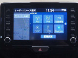 オーディオモードメニュー、AM・FMラジオ CD・DVD再生 Bluetoothも接続可能!