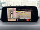 360度ビューモニターです。前後左右の安全を確認できます。