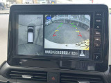 全方位カメラを装備!四方のカメラでまるで上から見たような画像で駐車をサポートします。バックカメラもガイドライン付です。安全のため、目視も忘れずに。。
