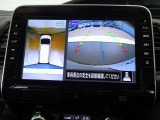 アラウンドビュー☆空から見下ろすような視点で、スムーズな駐車と安全確認をサポート!運転の心強い味方になってくれます♪